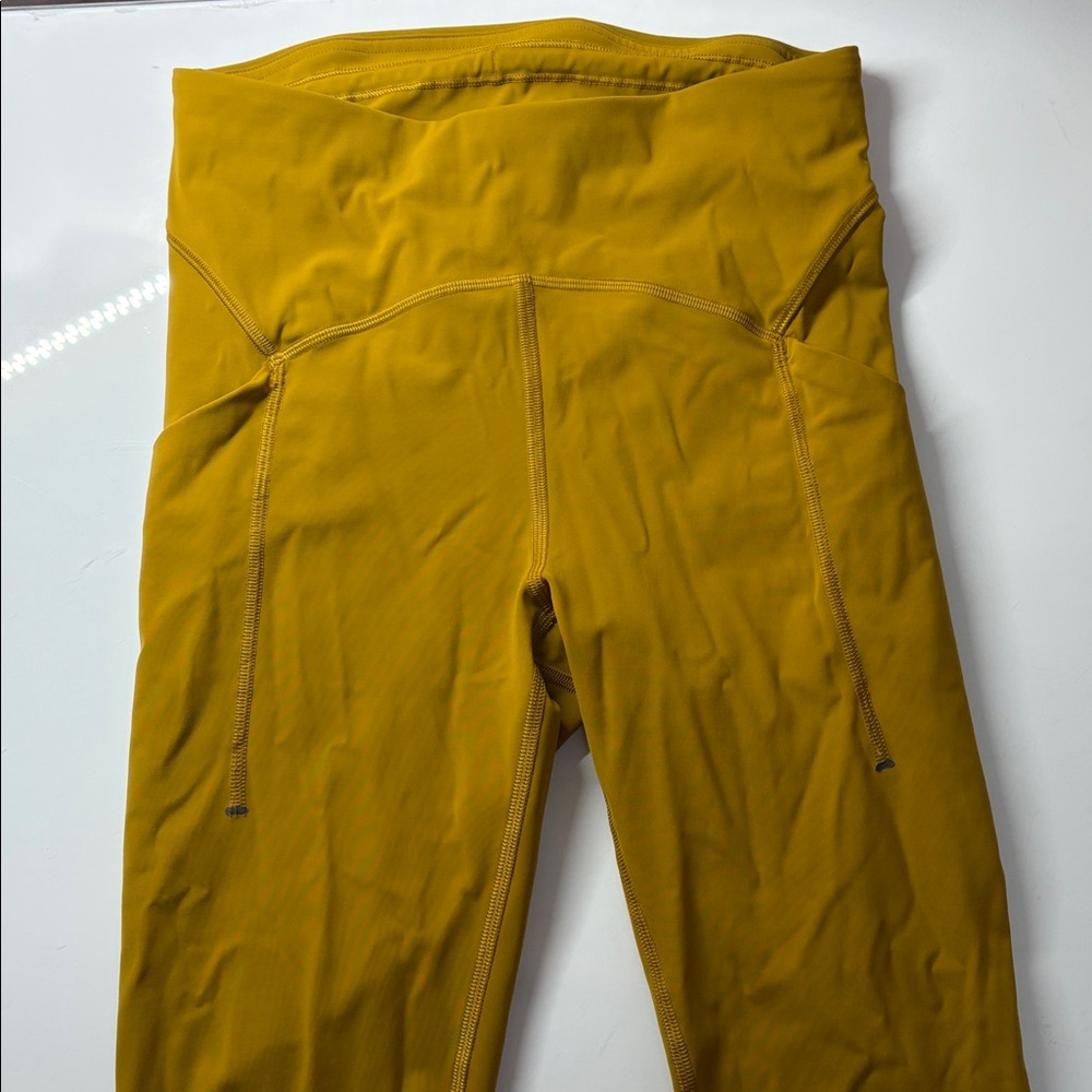 Lululemon Mustard high Waist Leggings 6